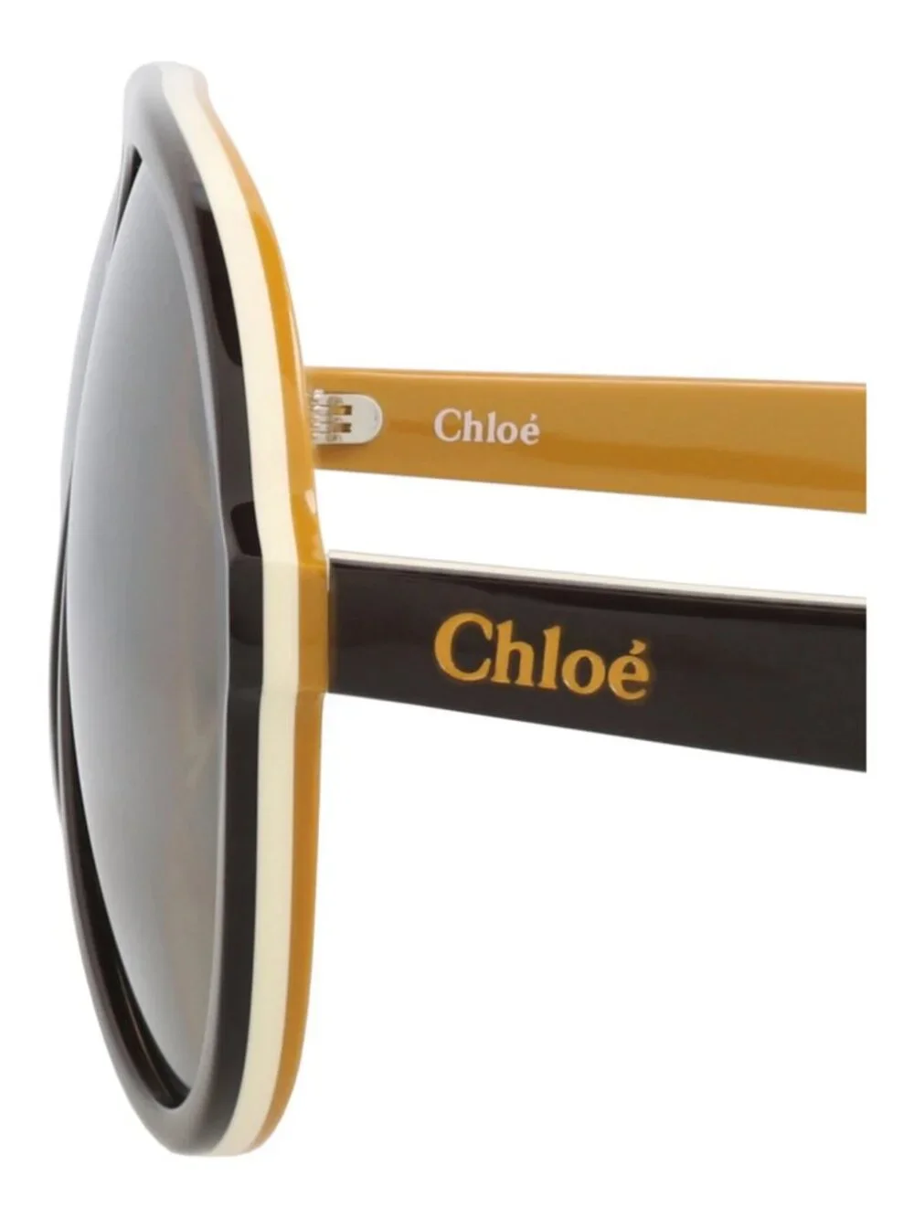 New Chloé Women's Eyeglasses Aviator Brown Brown Bronze